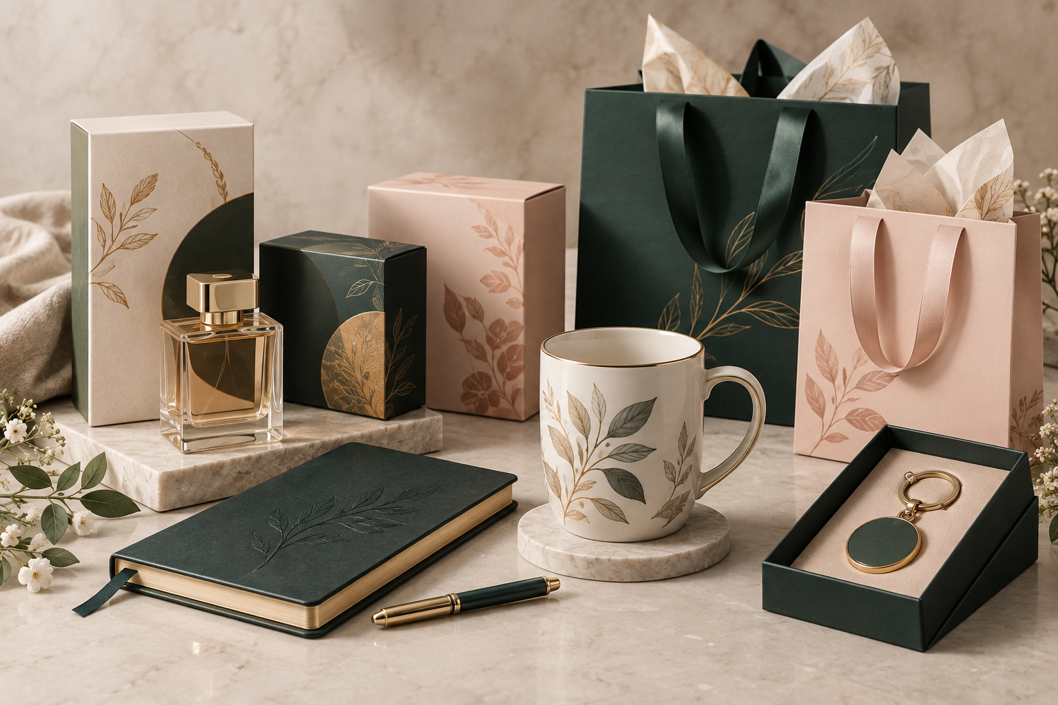 Exemple Packaging & objets imprimé